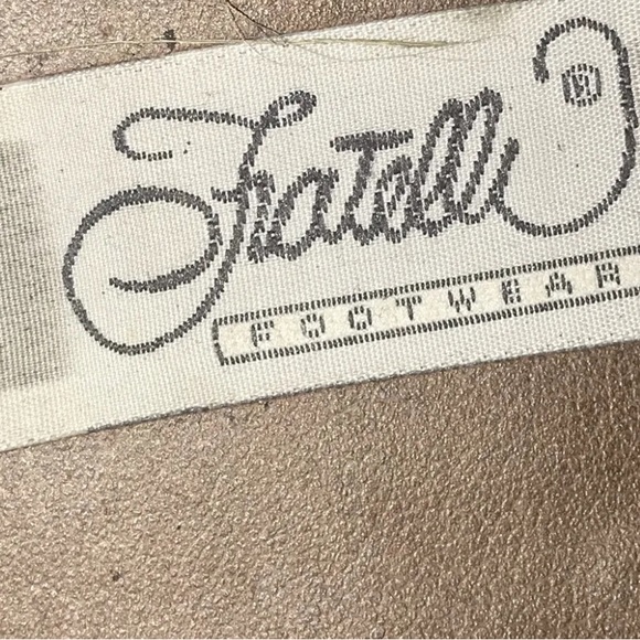 Fratelli leather loafers TAN BROWN SHOES mens 9M Leather SQUARE Toe Animal Print - Picture 2 of 13